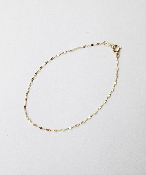 ISOLATION（アイソレーション）の「【ISOLATION / アイソレーション】K10YG Petal Chain Bracelet / ペタルチェーンブレスレット（ブレスレット・レディース・ゴールド・16cm）」の7枚目の写真