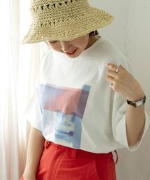 coen | アートフォトプリントTシャツ(Tシャツ/カットソー)