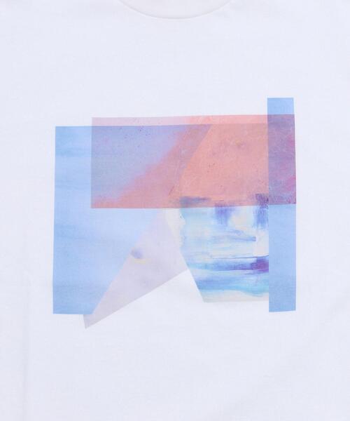 coen(コーエン)の「アートフォトプリントTシャツ(Tシャツ/カットソー・レディース・オフホワイト/クリーム/ブラック・MEDIUM/LARGE)」の5枚目の写真