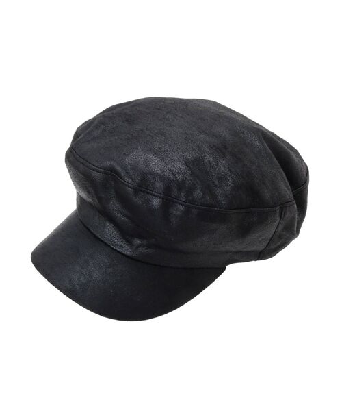 dazzlin（ダズリン）の「フェイクスエードキャスケット（キャスケット・レディース・ブラック/ブラウン・FREE）」の3枚目の写真