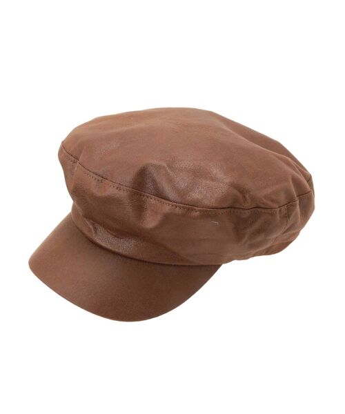 dazzlin（ダズリン）の「フェイクスエードキャスケット（キャスケット・レディース・ブラック/ブラウン・FREE）」の4枚目の写真
