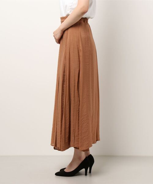 Te chichi(テチチ)の「切り替えフレアスカート(スカート・レディース・ネイビー/ブラウン/グリーン・フリ-)」の4枚目の写真