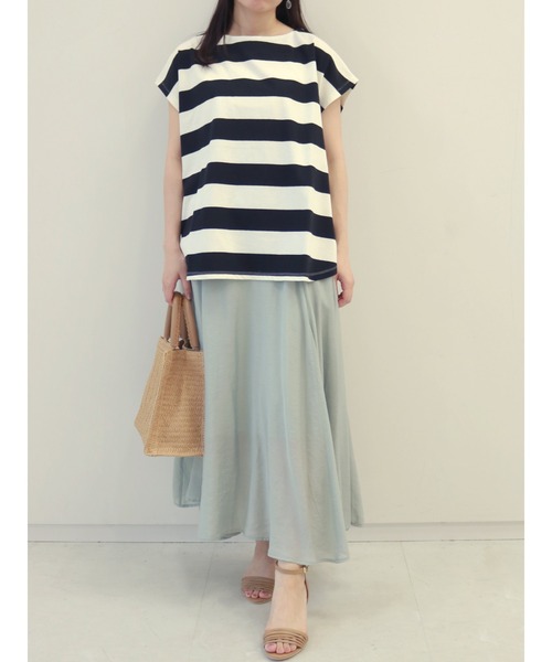 Te chichi(テチチ)の「切り替えフレアスカート(スカート・レディース・ネイビー/ブラウン/グリーン・フリ-)」の16枚目の写真