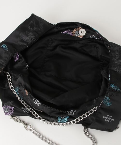 X-girl（エックスガール）の「CHINESE JACQUARD MARCHE BAG（ハンドバッグ・レディース・マルチ・ONE SIZE）」の5枚目の写真