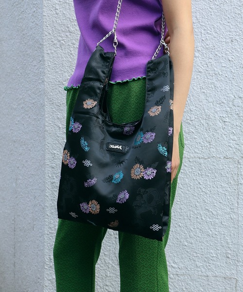 X-girl（エックスガール）の「CHINESE JACQUARD MARCHE BAG（ハンドバッグ・レディース・マルチ・ONE SIZE）」の18枚目の写真