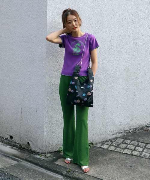 X-girl（エックスガール）の「CHINESE JACQUARD MARCHE BAG（ハンドバッグ・レディース・マルチ・ONE SIZE）」の15枚目の写真