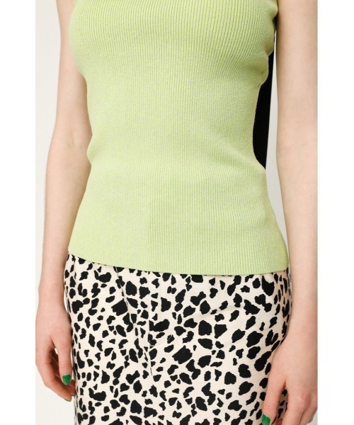 SLY（スライ）の「ASYMMETRY STRAP RIB CAMISOLE アシンメトリーストラップ リブ キャミソール（キャミソール・レディース・ブラック/ライム/アイボリー/ブラウン・FREE）」の22枚目の写真