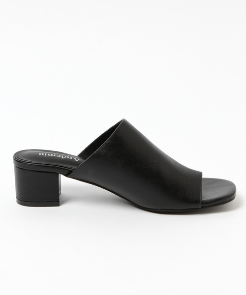 Andemiu（アンデミュウ）の「トングヒールサンダル215846（サンダル・レディース・ブラック/アイボリー・MEDIUM/LARGE）」の6枚目の写真