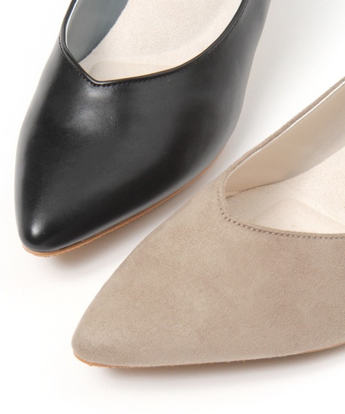 LEPSIM（レプシィム）の「【ふかふかクッションで履きやすい】クッションヒールパンプス　954323（パンプス・レディース・ブラック/ベージュ・SMALL/MEDIUM/LARGE）」の7枚目の写真