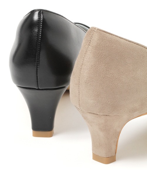 LEPSIM（レプシィム）の「【ふかふかクッションで履きやすい】クッションヒールパンプス　954323（パンプス・レディース・ブラック/ベージュ・SMALL/MEDIUM/LARGE）」の6枚目の写真