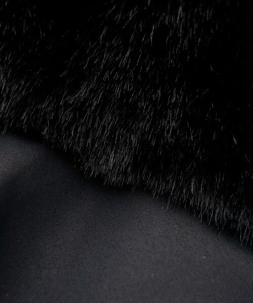 極美品✨トゥービーシック エコファーコンビブルゾン ティアード 中綿 M相当 極美品✨トゥービーシック エコファーコンビブルゾン ティアード