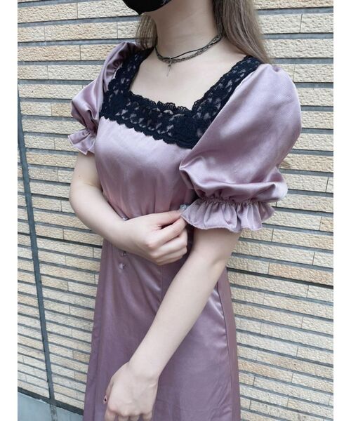 EATME（イートミー）の「スクエアネックレディワンピース（ワンピース