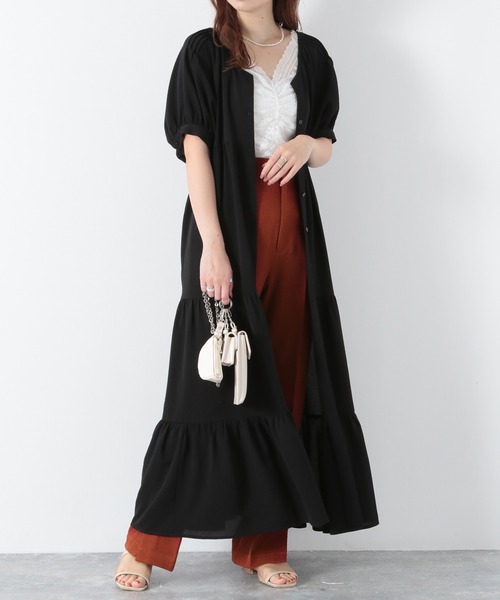 その他 Fcyvcincffffu Heather（ヘザー）の「タックスリーブティアードワンピース