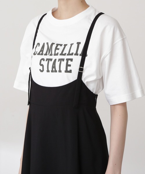 N.（N. Natural Beauty Basic）（エヌエヌナチュラルビューティーベーシック）の「【追加生産】◆ツイルドレープサスペンダー付スカート（スカート・レディース・ブラック/モカ/ライトカーキ・MEDIUM）」の18枚目の写真