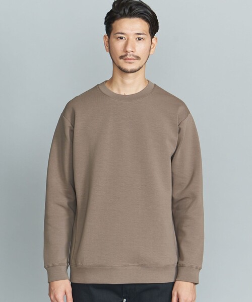 BEAUTY&YOUTH UNITED ARROWS（ビューティーアンドユースユナイテッドアローズ）の「【WEB限定 WARDROBE SMART】ダブルニット クルーネック スウェット/セットアップ対応（スウェット・メンズ・ブラック/オリーブ/グレー/ダークグレー/その他1/ケリー/その他2/ロイヤルブルー・L/M/S/XL）」の9枚目の写真