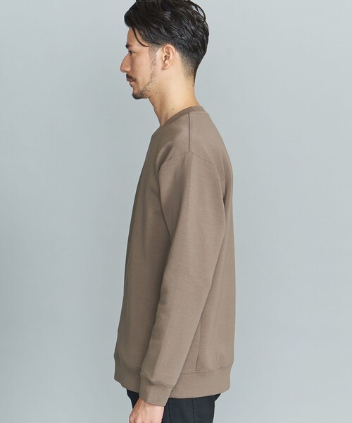 BEAUTY&YOUTH UNITED ARROWS（ビューティーアンドユースユナイテッドアローズ）の「【WEB限定 WARDROBE SMART】ダブルニット クルーネック スウェット/セットアップ対応（スウェット・メンズ・ブラック/オリーブ/グレー/ダークグレー/その他1/ケリー/その他2/ロイヤルブルー・L/M/S/XL）」の14枚目の写真