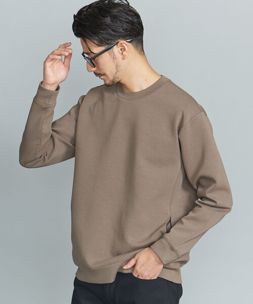 BEAUTY&YOUTH UNITED ARROWS（ビューティーアンドユースユナイテッドアローズ）の「【WEB限定 WARDROBE SMART】ダブルニット クルーネック スウェット/セットアップ対応（スウェット・メンズ・ブラック/オリーブ/グレー/ダークグレー/その他1/ケリー/その他2/ロイヤルブルー・L/M/S/XL）」の18枚目の写真