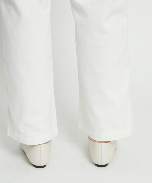 ＜QUARTIERGLAM＞CHISELTOE Vカット フラットシューズ