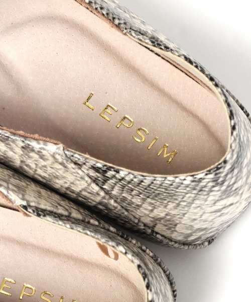 LEPSIM（レプシィム）の「4つの嬉しい機能付き！シアワセ２ＷＡＹマニシュ　955209（その他シューズ・レディース・ブラック/ブラウン/パイソン・SMALL/MEDIUM/LARGE/LL）」の7枚目の写真