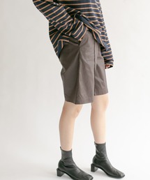 KBF | ハイウエストコーティングショートパンツ(その他パンツ)