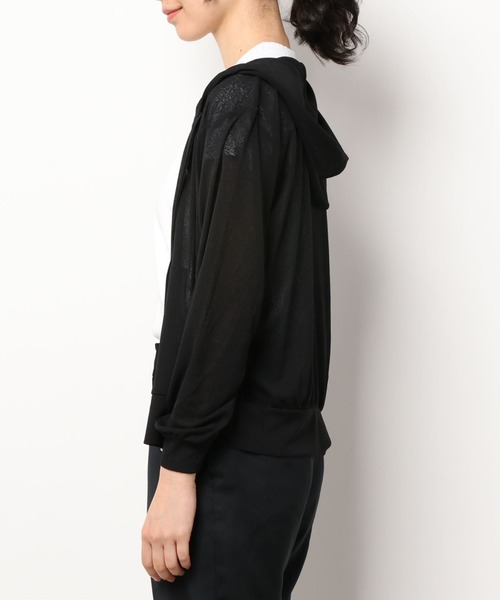 Rewde(ルゥデ)の「【UV加工】梨地ジップパーカー(1R15-08197)(パーカー・レディース・ベージュ/カーキ/ホワイト/ブラック・M)」の19枚目の写真