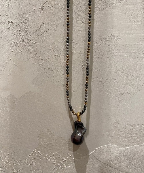 BEARDSLEY（ビアズリー）の「《VELATTI》ネックレス（ネックレス・レディース・ブラック・FREE）」の3枚目の写真
