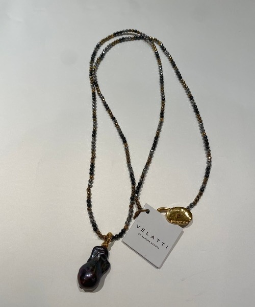 BEARDSLEY（ビアズリー）の「《VELATTI》ネックレス（ネックレス・レディース・ブラック・FREE）」の5枚目の写真