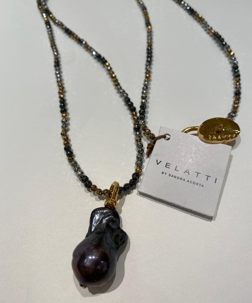 BEARDSLEY（ビアズリー）の「《VELATTI》ネックレス（ネックレス・レディース・ブラック・FREE）」の6枚目の写真