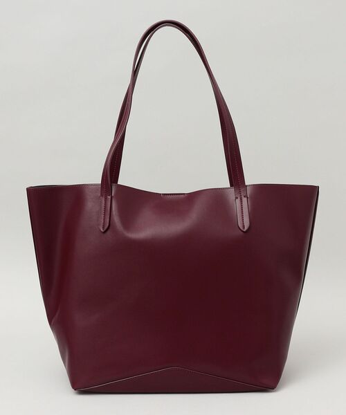 SHIPS（シップス）の「SHIPS:ユニセックス リサイクルレザー(再生革) トートバッグ（トートバッグ・メンズ・チャコールグレー/ブラック/オリーブ/ブルー/ワイン/キャメル・ONE SIZE）」の14枚目の写真