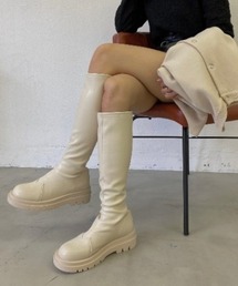 VANNIE U | トラックソールロングブーツ(ブーツ)