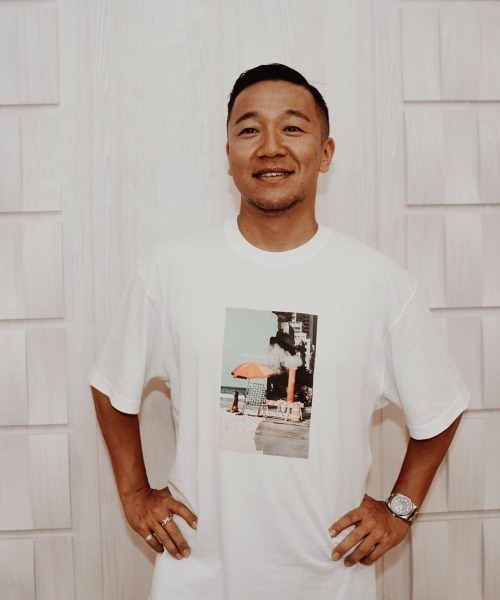 esutoreja（エストレジャ）の「The Beach and the CityTシャツ（Tシャツ/カットソー・レディース・ホワイト・L/S/XL/M）」の5枚目の写真