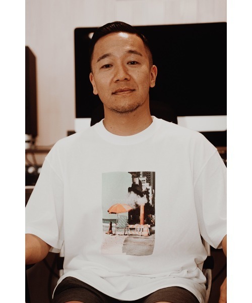 esutoreja（エストレジャ）の「The Beach and the CityTシャツ（Tシャツ/カットソー・レディース・ホワイト・L/S/XL/M）」の10枚目の写真