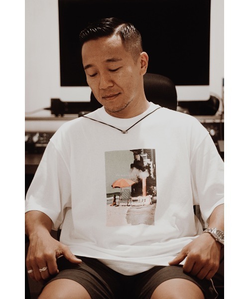 esutoreja（エストレジャ）の「The Beach and the CityTシャツ（Tシャツ/カットソー・レディース・ホワイト・L/S/XL/M）」の11枚目の写真