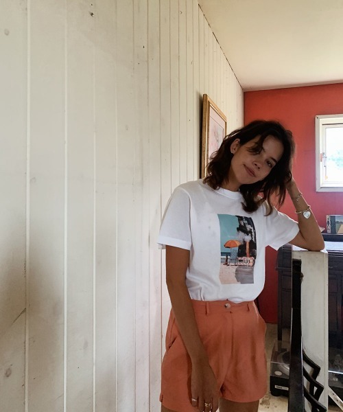 esutoreja（エストレジャ）の「The Beach and the CityTシャツ（Tシャツ/カットソー・レディース・ホワイト・L/S/XL/M）」の14枚目の写真