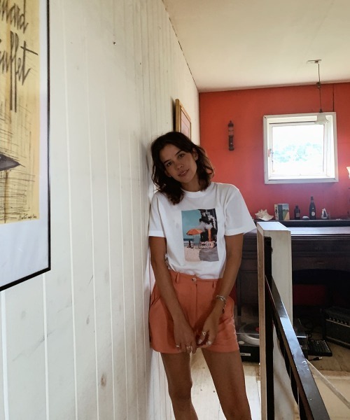 esutoreja（エストレジャ）の「The Beach and the CityTシャツ（Tシャツ/カットソー・レディース・ホワイト・L/S/XL/M）」の15枚目の写真