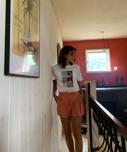 esutoreja（エストレジャ）の「The Beach and the CityTシャツ（Tシャツ/カットソー・レディース・ホワイト・L/S/XL/M）」の18枚目の写真