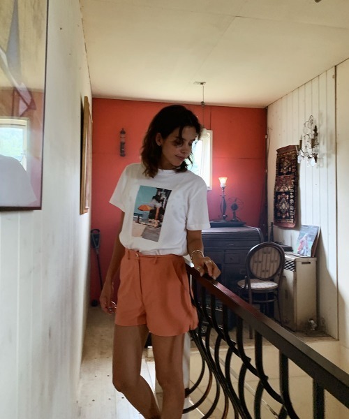 esutoreja（エストレジャ）の「The Beach and the CityTシャツ（Tシャツ/カットソー・レディース・ホワイト・L/S/XL/M）」の19枚目の写真