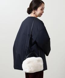 UNITED ARROWS | ＜UNITED ARROWS＞フェイクファー CUBE バッグ†(ショルダーバッグ)