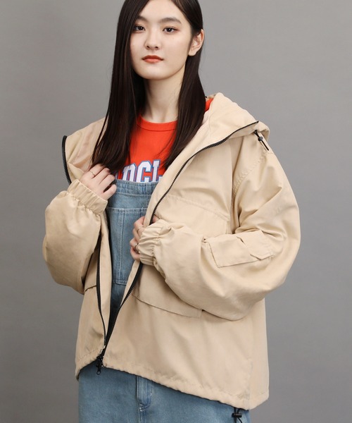 air tokyo sellection(エアートウキョウセレクション)の「ビッグシルエットマウンテンパーカー / マンパ マウンパ(マウンテンパーカー・メンズ・ブラック/ベージュ/サックスブルー・MEDIUM/LARGE)」の1枚目の写真