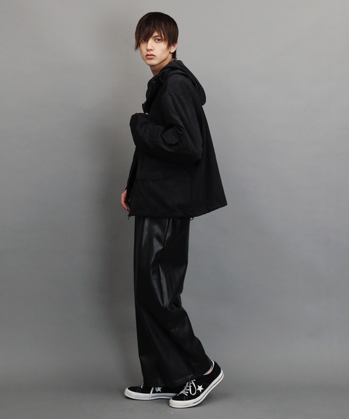 air tokyo sellection(エアートウキョウセレクション)の「ビッグシルエットマウンテンパーカー / マンパ マウンパ(マウンテンパーカー・メンズ・ブラック/ベージュ/サックスブルー・MEDIUM/LARGE)」の7枚目の写真