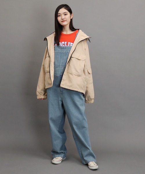 air tokyo sellection(エアートウキョウセレクション)の「ビッグシルエットマウンテンパーカー / マンパ マウンパ(マウンテンパーカー・メンズ・ブラック/ベージュ/サックスブルー・MEDIUM/LARGE)」の11枚目の写真