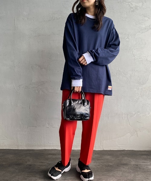 PAYDAY（ペイデイ）の「[PAY DAY/ペイデイ] 別注リンガービッグロングスリーブTシャツ（Tシャツ/カットソー・レディース・ホワイト/ネイビー/イエロー・S/M/L）」の19枚目の写真