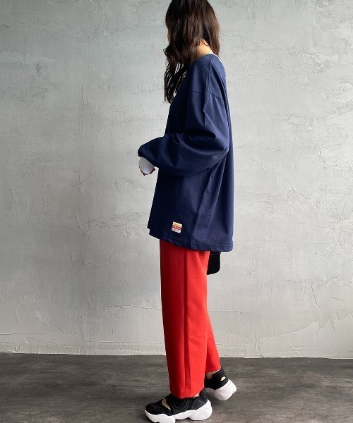 PAYDAY（ペイデイ）の「[PAY DAY/ペイデイ] 別注リンガービッグロングスリーブTシャツ（Tシャツ/カットソー・レディース・ホワイト/ネイビー/イエロー・S/M/L）」の20枚目の写真