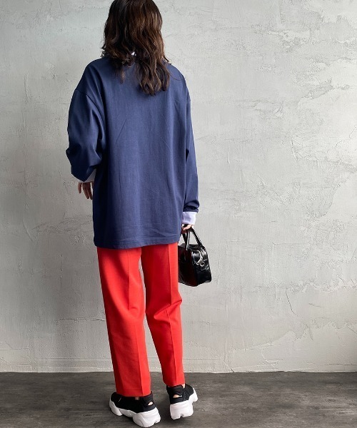 PAYDAY（ペイデイ）の「[PAY DAY/ペイデイ] 別注リンガービッグロングスリーブTシャツ（Tシャツ/カットソー・レディース・ホワイト/ネイビー/イエロー・S/M/L）」の22枚目の写真