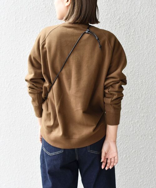 SHIPS Days(シップスデイズ)の「SHIPS Days:ジャージー裏毛プルオーバー◇(Tシャツ/カットソー・レディース・ホワイト/ブラック/ブラウン・ONE SIZE)」の7枚目の写真