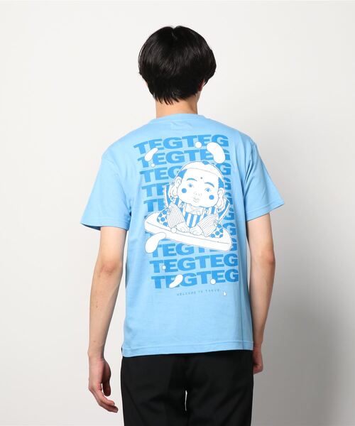 TEG TEG（テグテグ）の「福助 TOKYO 2021 T SHIRT Adult（Tシャツ/カットソー・メンズ・レッド/ブルー・SMALL）」の7枚目の写真