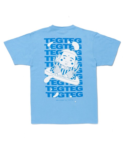 TEG TEG（テグテグ）の「福助 TOKYO 2021 T SHIRT Adult（Tシャツ/カットソー・メンズ・レッド/ブルー・SMALL）」の12枚目の写真