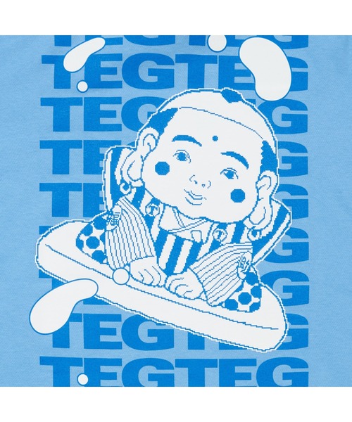 TEG TEG（テグテグ）の「福助 TOKYO 2021 T SHIRT Adult（Tシャツ/カットソー・メンズ・レッド/ブルー・SMALL）」の11枚目の写真