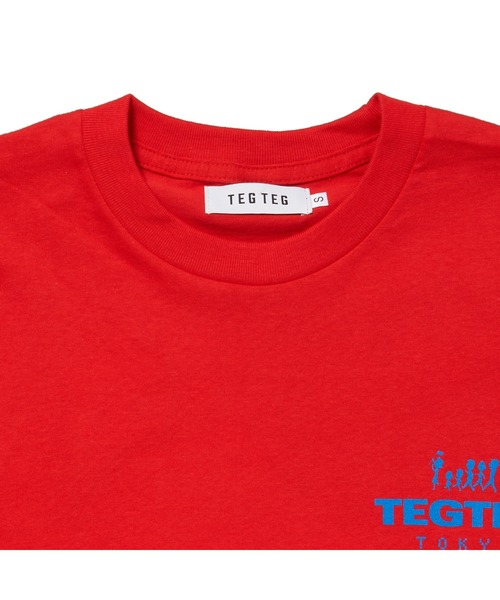 TEG TEG（テグテグ）の「福助 TOKYO 2021 T SHIRT Adult（Tシャツ/カットソー・メンズ・レッド/ブルー・SMALL）」の5枚目の写真