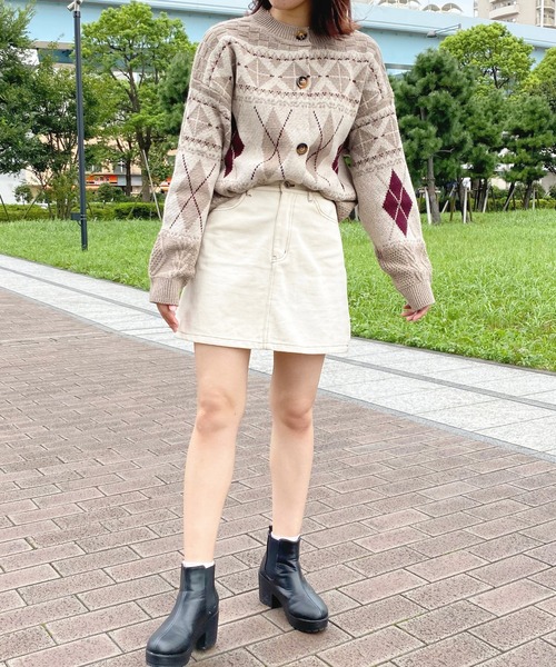 apres jour(アプレジュール)の「ケーブル柄カーディガン【ZOZOTOWN限定アイテム】【9PO】(カーディガン/ボレロ・レディース・ライトベージュ/アイボリー/その他・X-LARGE/フリー)」の21枚目の写真